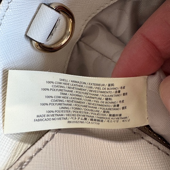 Kate Spade Small Satchel in light grey/white - Picture 9 of 12